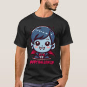 Halloween - Kleine schattige vampier T-shirt (Voorkant)