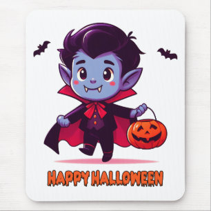 Halloween - Kleine Vampier en citrouille Muismat