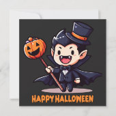 Halloween - Kleine vampier Kaart (Voorkant)