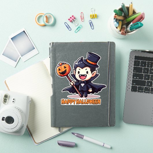 Halloween - Kleine vampier Sticker (iPad Cover)