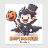 Halloween - Kleine vampier Sticker (Vel)