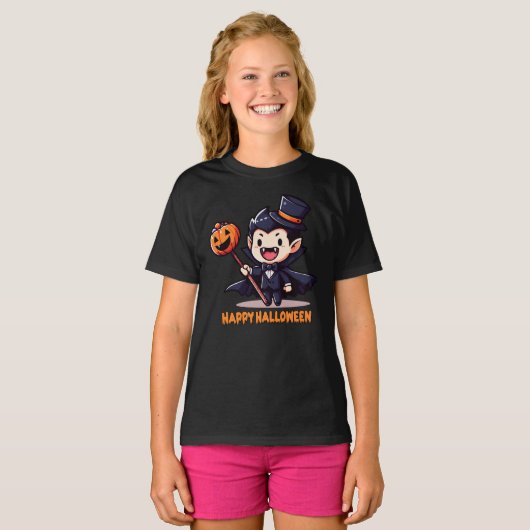 Halloween - Kleine vampier T-shirt (Voorkant volledig)