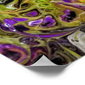 Halloween-kleuren met hosts poster (Hoek)