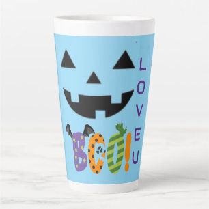 HALLOWEEN KLEURRIJK LIEFDESBOEK LATTE MOK