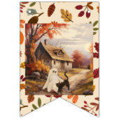 Halloween kleurrijke bunting banner (Eerste vlag)