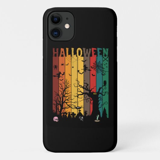 Halloween Kleurrijke Nacht Case-Mate iPhone Case (Achterkant)