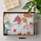 Halloween Kleurrijke Pompoenen en bladeren Tissuepapier (Geschenk)