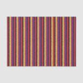 Halloween kleurrijke strepen tissuepapier (Voorkant)