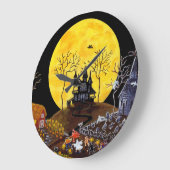 Halloween, klok, begraven, geesten, heks, kerk grote klok (Hoek)