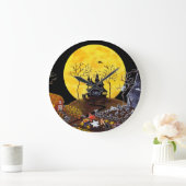 Halloween, klok, begraven, geesten, heks, kerk grote klok (Huis)