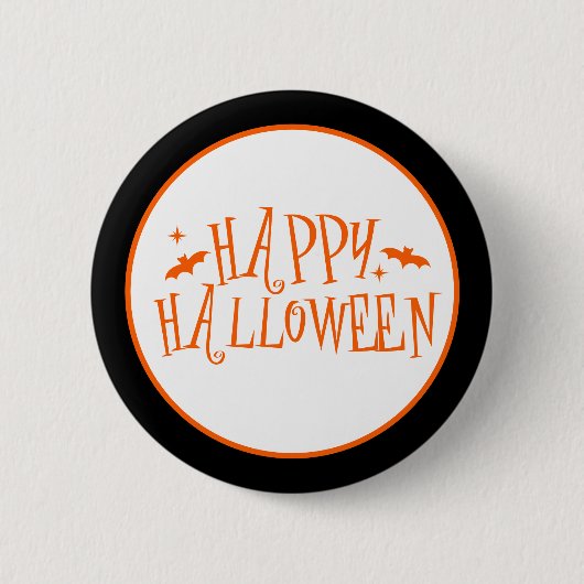 Halloween Knop Speld Ronde Button 5,7 Cm (Voorkant)