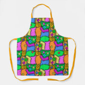 Halloween Knopen en Stiksels Schort (Voorkant)