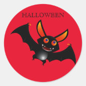 Halloween knuppels! ronde sticker (Voorkant)