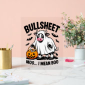 Halloween koe acryl bord (Huwelijk)