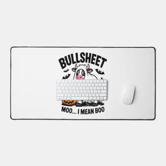 Halloween koe bureaumat (Keyboard & Muis)