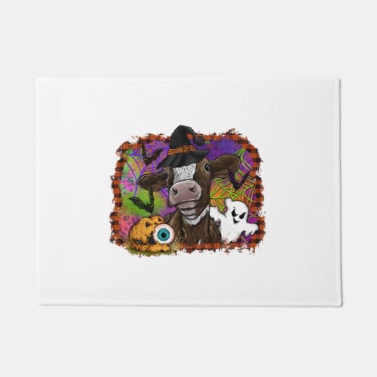Halloween Koe Deurmat (Voorkant)