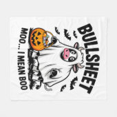 Halloween koe fleece deken (Voorkant (Horizontaal))