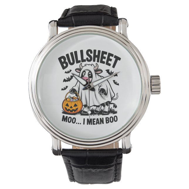 Halloween koe horloge (Voorkant)