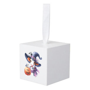 Halloween Koe met Herfst Decoratie