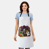 Halloween Koe Schort (Gedragen)