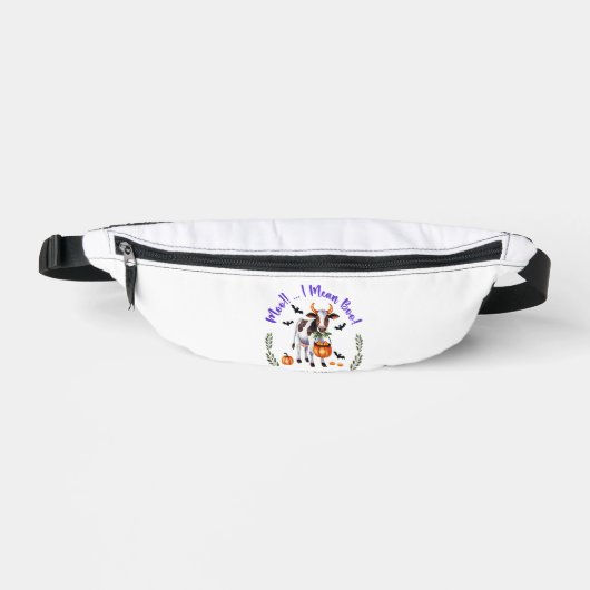 Halloween Koe Stier Laken Heuptasje (Voorkant)