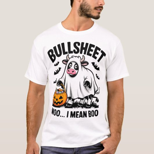 halloween koe t-shirt (Voorkant)