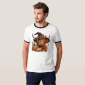 Halloween Koe T-shirt (Voorkant volledig)