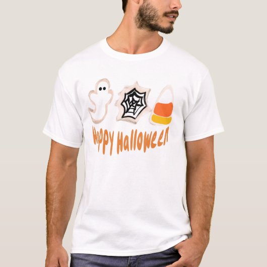 Halloween Koekjes Bakker Bakken T-shirt (Voorkant)