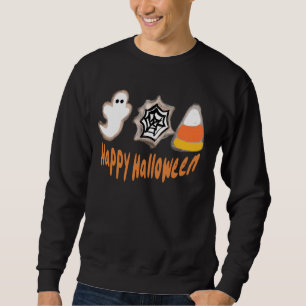 Halloween Koekjes Bakker Bakken Zwarte Sweatshirt