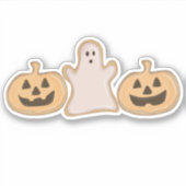 Halloween koekjes sticker (Voorkant)