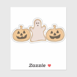 Halloween koekjes sticker
