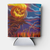 Halloween-Koelbox/Jack-O-Lantern Blikjeskoeler (Voorkant)