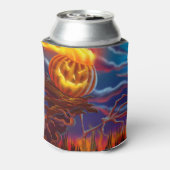 Halloween-Koelbox/Jack-O-Lantern Blikjeskoeler (Blikje Achterkant)