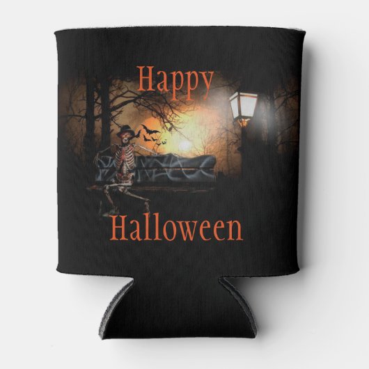 Halloween Koelbox/Skelet Blikjeskoeler (Voorkant)