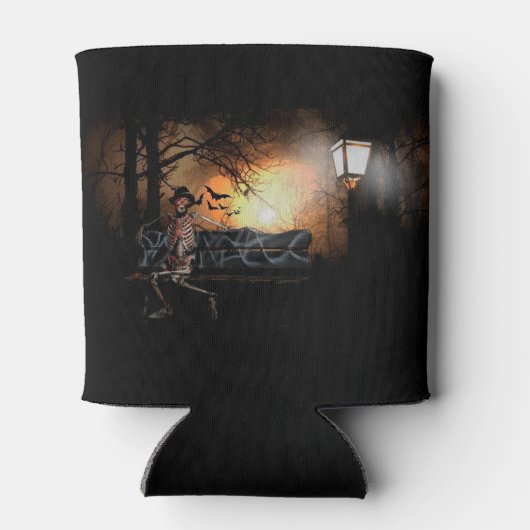 Halloween Koelbox/Skelet Blikjeskoeler (Achterkant)