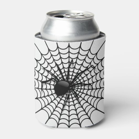 Halloween Koelbox/Spin en Web Blikjeskoeler (Blikje Voorkant)