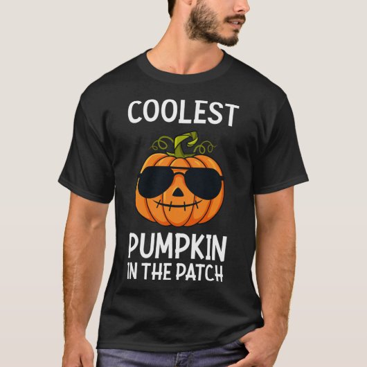 Halloween koelste pompoen in de patch boys Girls T-shirt (Voorkant)