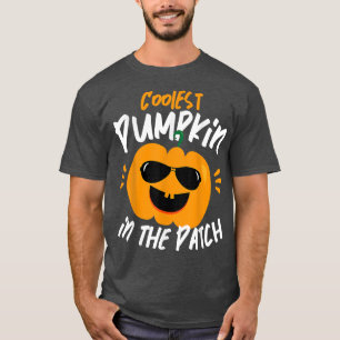 Halloween koelste pompoen in de patch boys Girls T-shirt