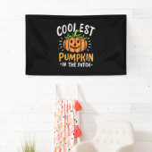Halloween koelste pompoen in de pleister spandoek (Insitu)