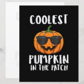 Halloween Koelste Pompoen Patch Kostuum Mannen Jon (Voorkant / Achterkant)