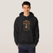Halloween Koffie Geest Viering Hoodie (Voorkant volledig)