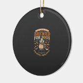 Halloween Koffie Geest Viering Keramisch Ornament (Links)