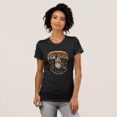 Halloween Koffie Geest Viering T-shirt (Voorkant volledig)