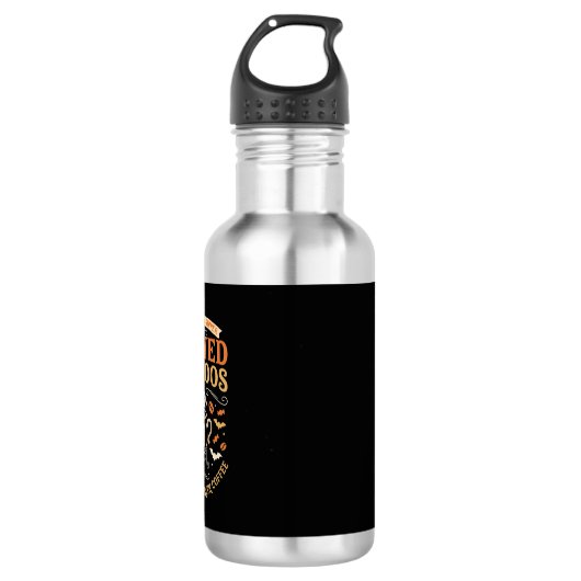 Halloween Koffie Geest Viering Waterfles (Voorkant)