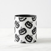 Halloween koffie Mok met griezelige pompoen (Midden)