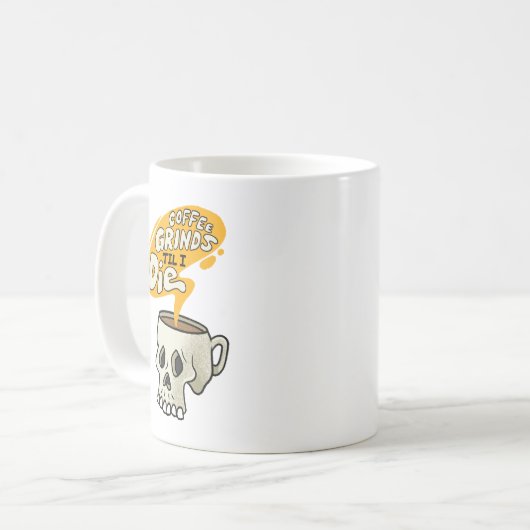 Halloween koffie Mok met vaardigheid (Voorkant links)