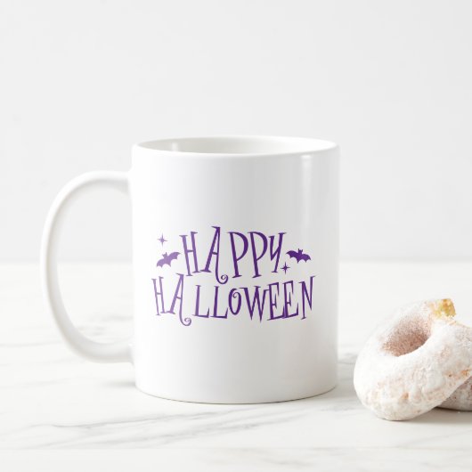 Halloween koffiemok (Met donut)
