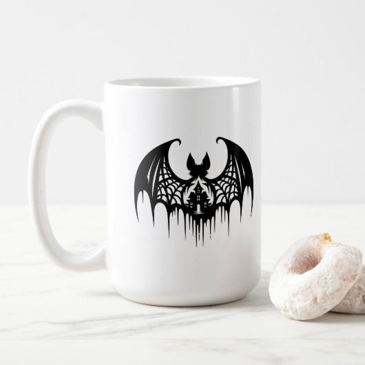 Halloween koffiemok (Met donut)