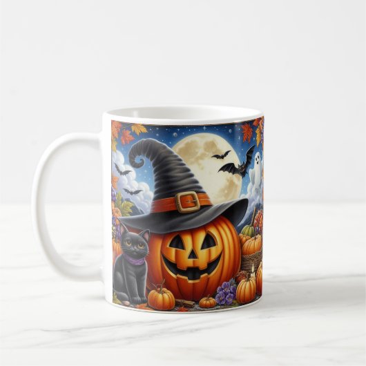 Halloween koffiemok (Links)