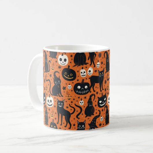 halloween koffiemok (Voorkant links)
